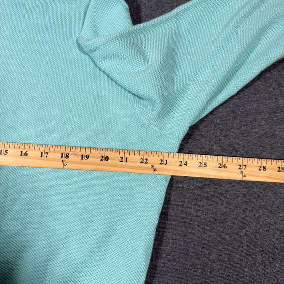 Brooks Brothers Sweater Mens XXL Light Blue Supima Cotton V-Neck Pullover Tennis - Picture 4 of 6